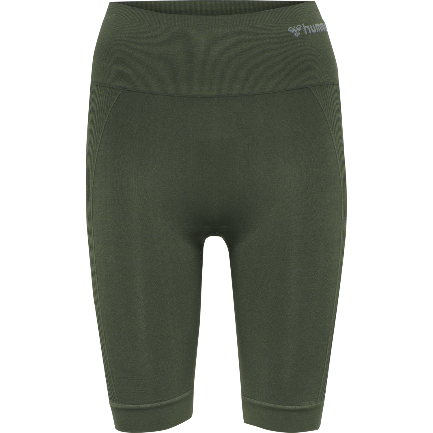 hmlTIF SEAMLESS CYLING SHORTS, THYME, packshot
