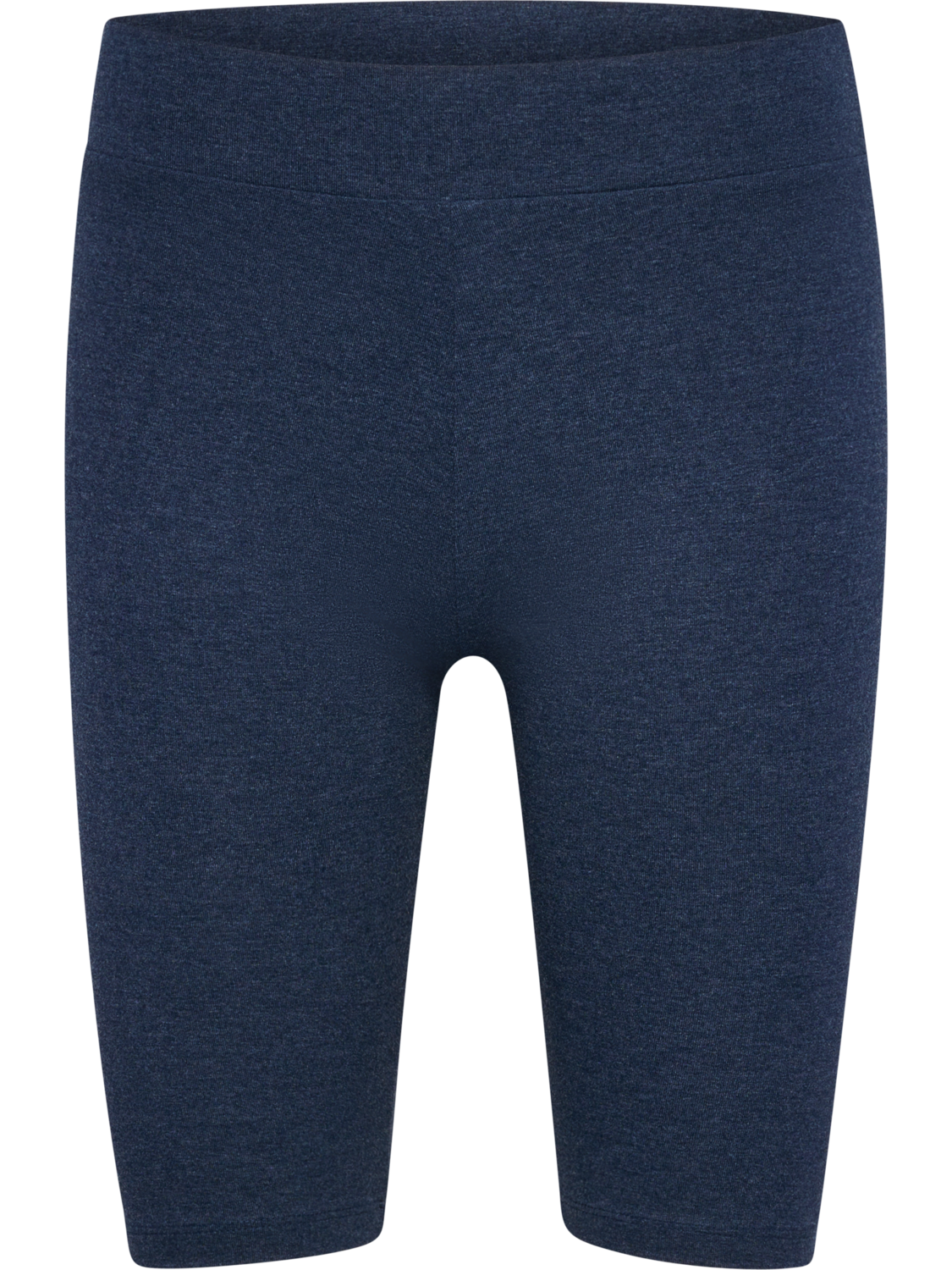 hmlPULSE LOGO MW SHORT TIGHTS, DRESS BLUE MELANGE, packshot