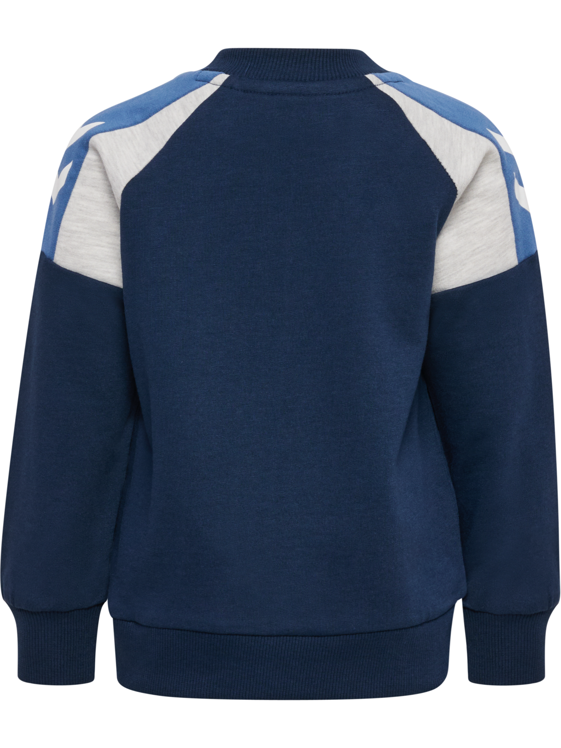 hmlMINI REG BLOCK SWEATSHIRT, DRESS BLUES, packshot