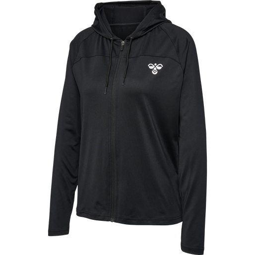 hmlGG12 TRAINING HOODIE WOMAN, BLACK, packshot