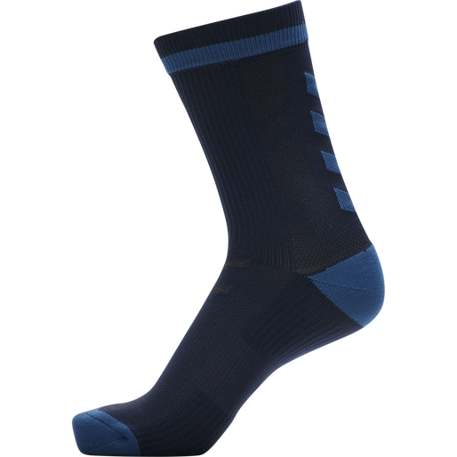 ELITE INDOOR SOCK LOW PA, DARK SAPPHIRE/BLUE CORAL, packshot