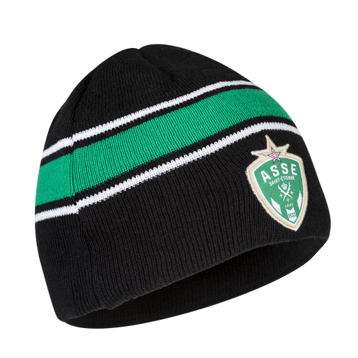 ASSE 22/23 FAN KNIT BEANIE, BLACK, packshot
