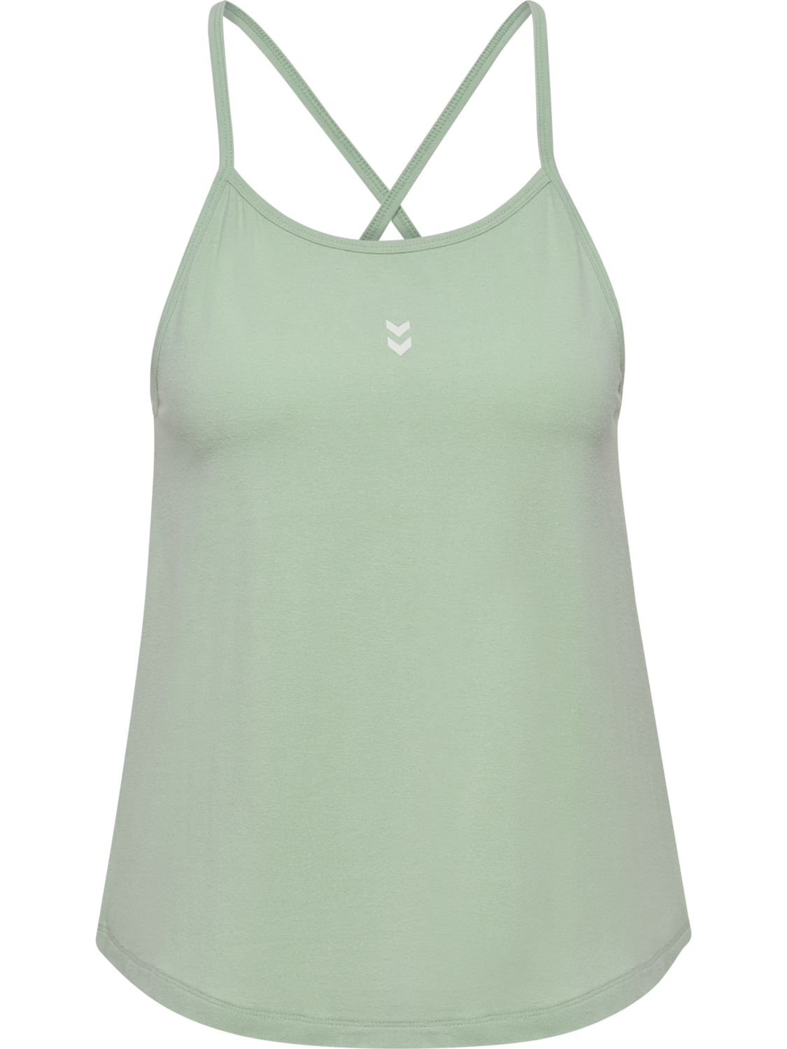hmlYOGA SOFT W STRAP TOP, FROSTY GREEN, packshot