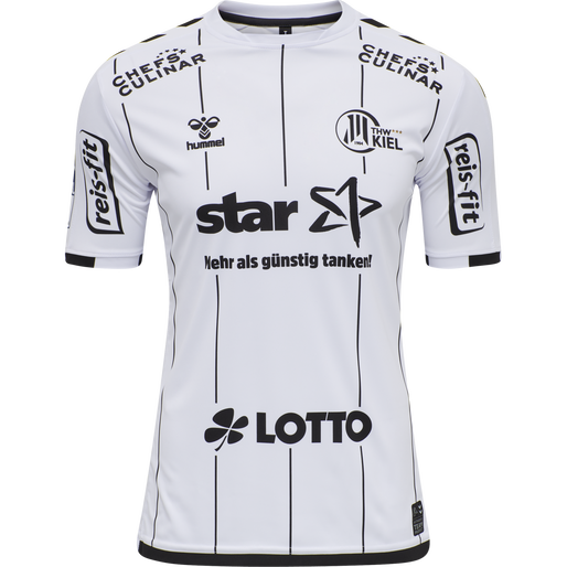 THW KIEL 19-20 HOME JERSEY S/S, WHITE, packshot