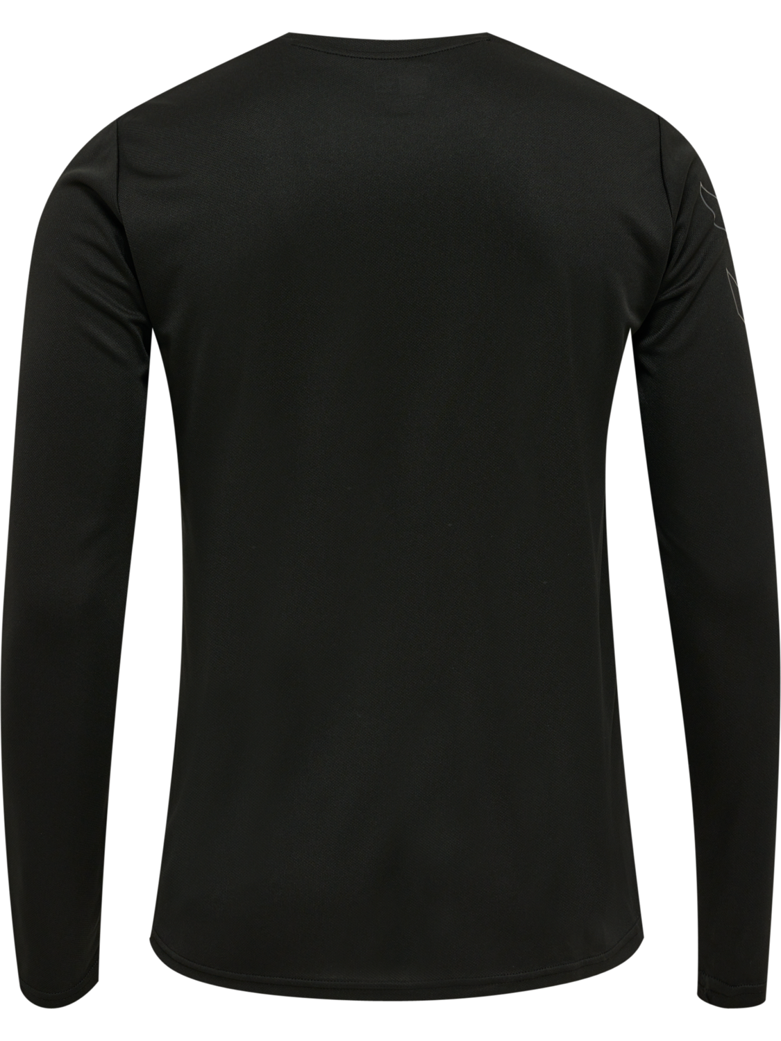 hmlTE TOPAZ T-SHIRT L/S, BLACK, packshot