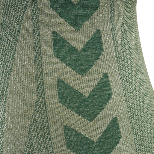 hmlCLEA SEAMLESS TOP, LAUREL WREATH/LILY PAD MELANGE, packshot
