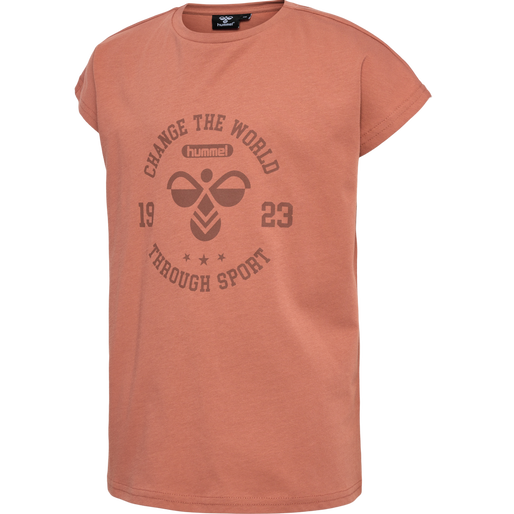 hmlMALIN T-SHIRT S/S, CHUTNEY, packshot