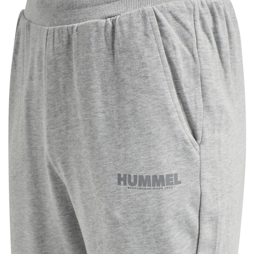 hmlLEGACY TAPERED PANTS, GREY MELANGE, packshot