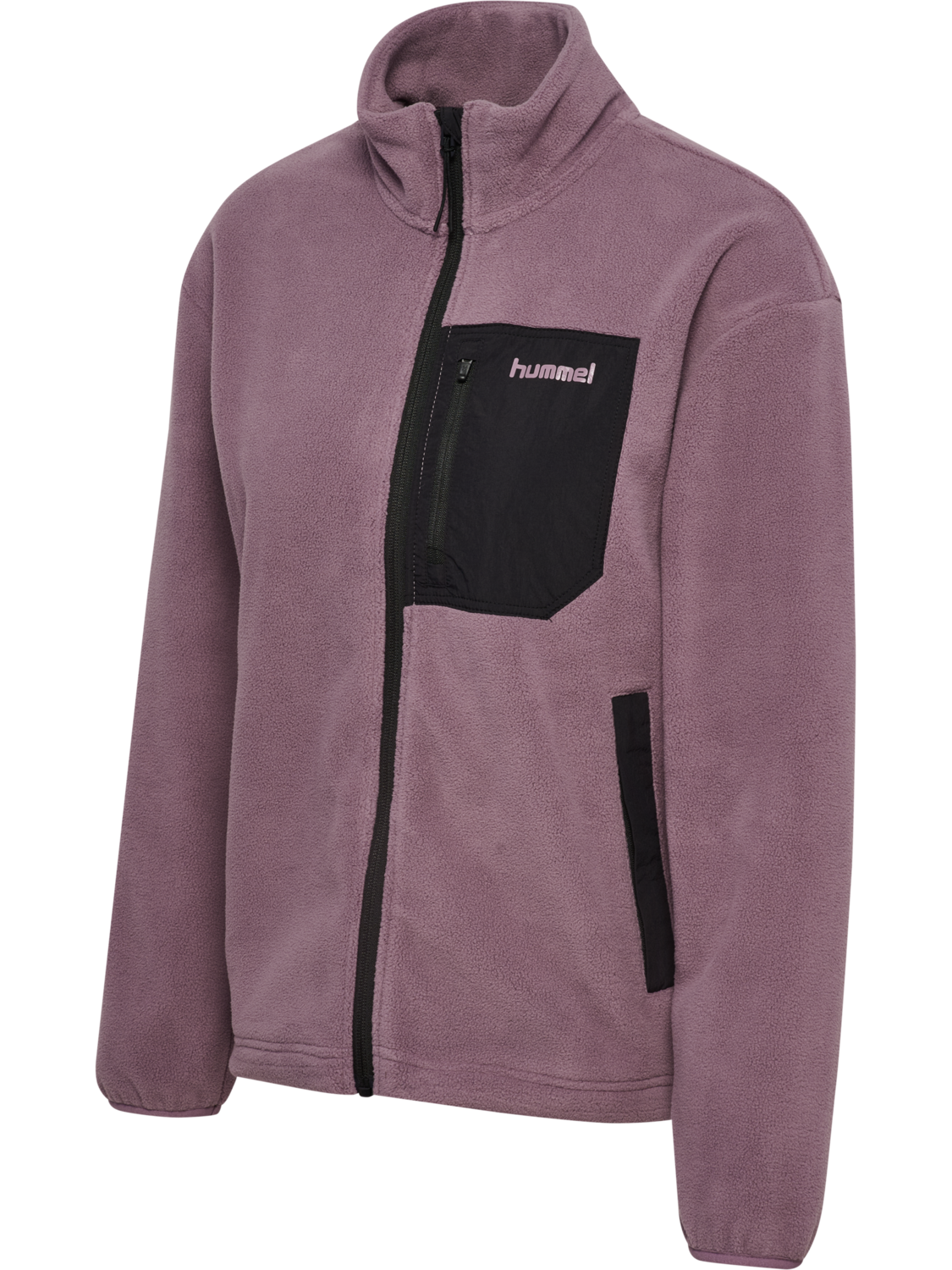 hmlPOLAR FLEECE WOMEN JACKET, BLACK PLUM, packshot