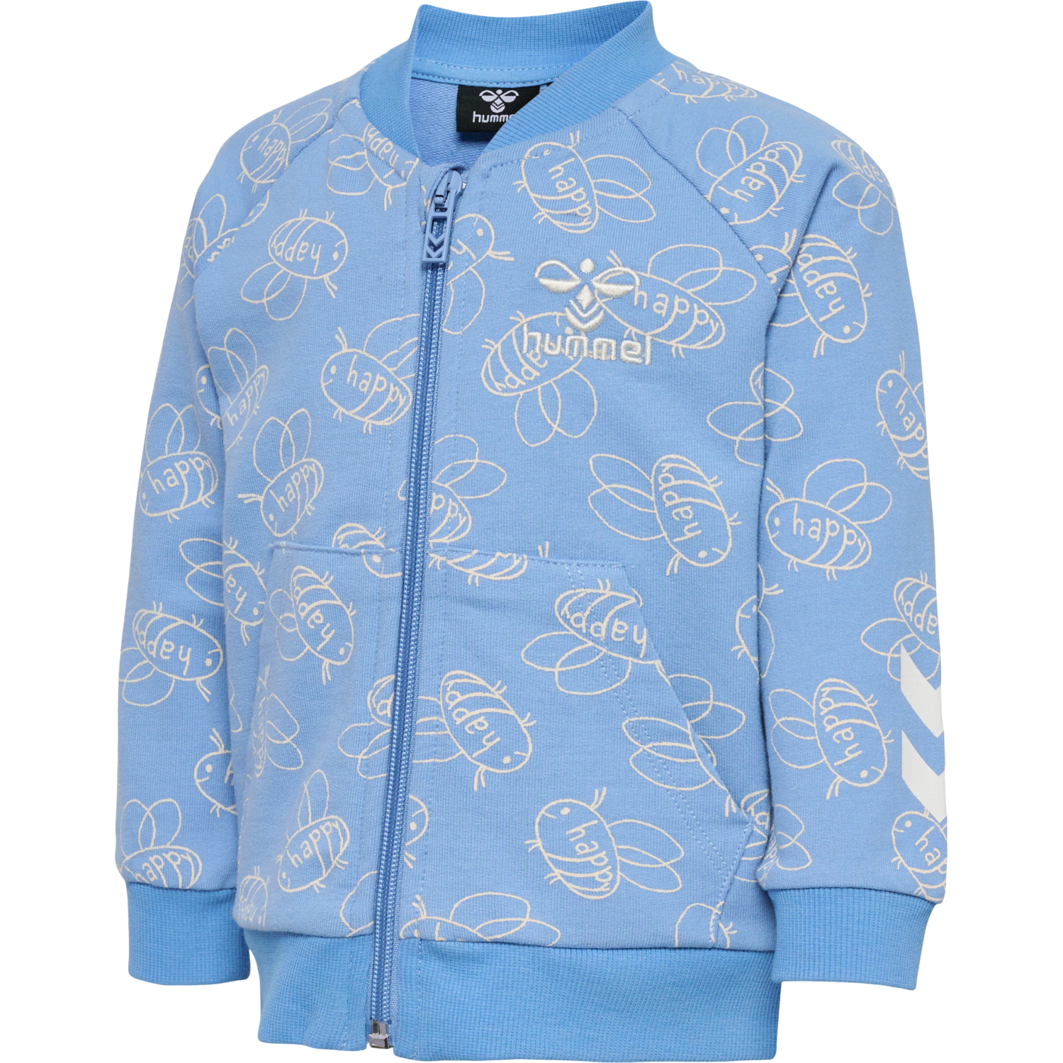 hmlGLADSOME ZIP JACKET, SILVER LAKE BLUE, packshot