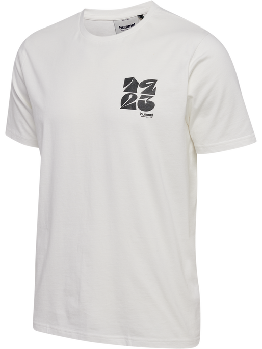 hmlREGULAR GRAPHIC TEE S/S, WHITE/BLACK hmlREGULAR GRAPHIC TEE S/S, WHITE/BLACK, packshot