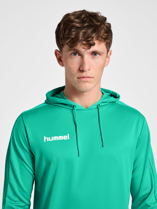 hmlPROMO POLY HOODIE, ATLANTIS, model
