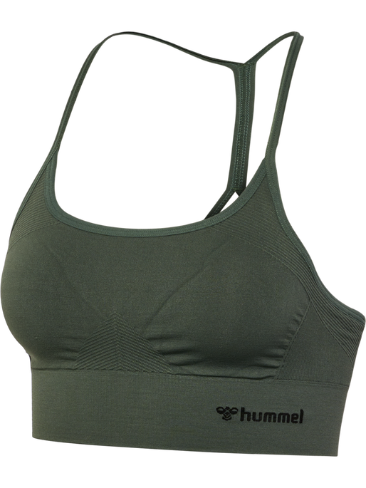 hmlTIFFY SEAMLESS SPORTS TOP, CLIMBING IVY hmlTIFFY SEAMLESS SPORTS TOP, CLIMBING IVY, packshot