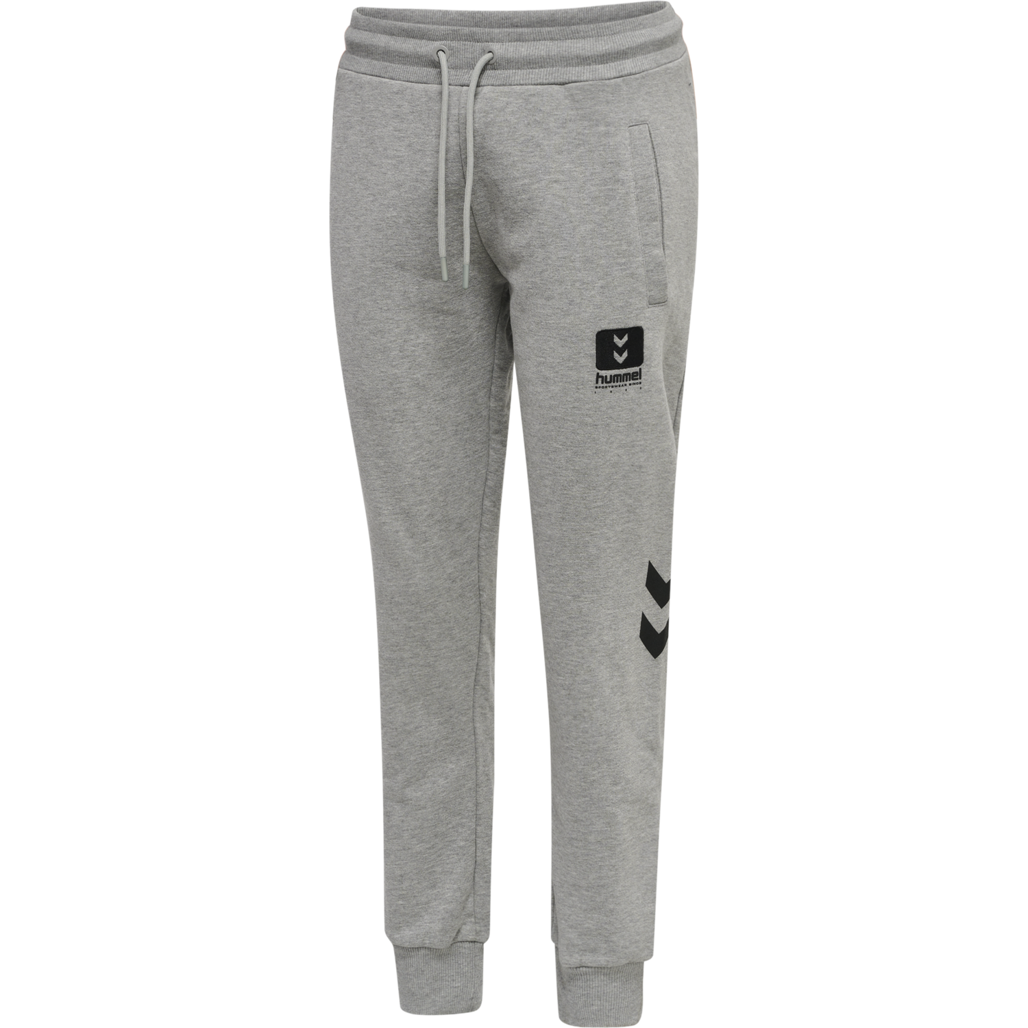hmlLGC ALULA REGULAR PANTS, GREY MELANGE, packshot