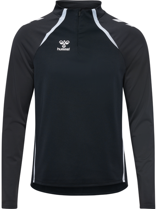 hmlLEAD 2.0 HALF ZIP, BLACK/ASPHALT hmlLEAD 2.0 HALF ZIP, BLACK/ASPHALT, packshot