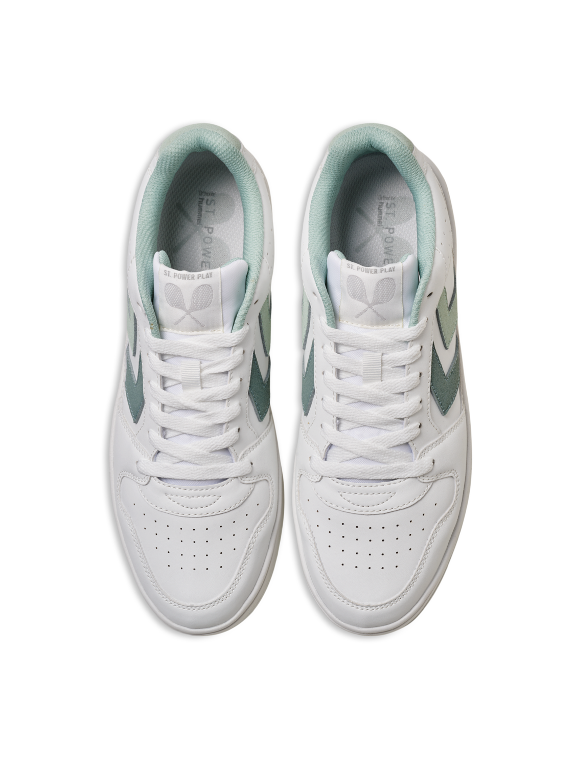 ST. POWER PLAY WMNS, WHITE/ERAYISH GREEN, packshot