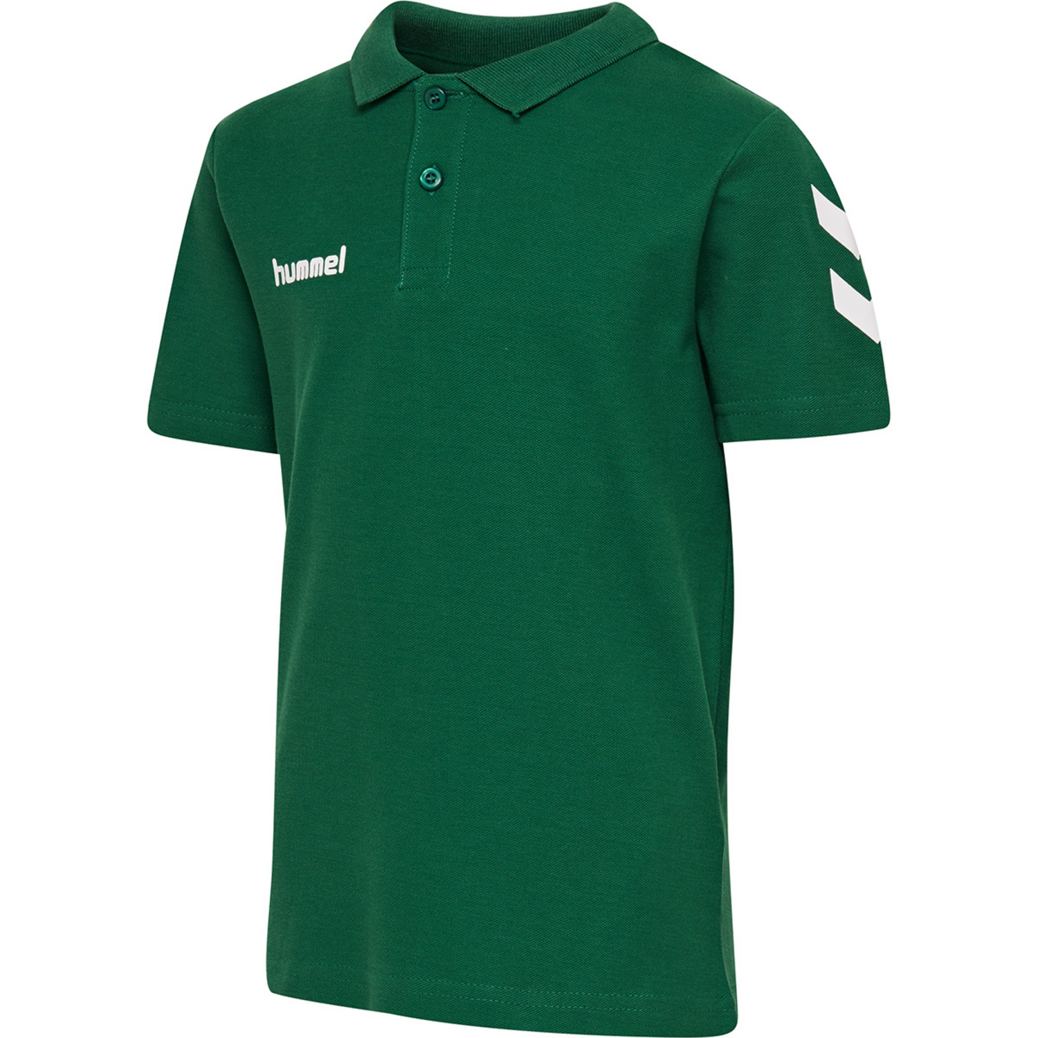 HMLGO KIDS COTTON POLO, EVERGREEN, packshot