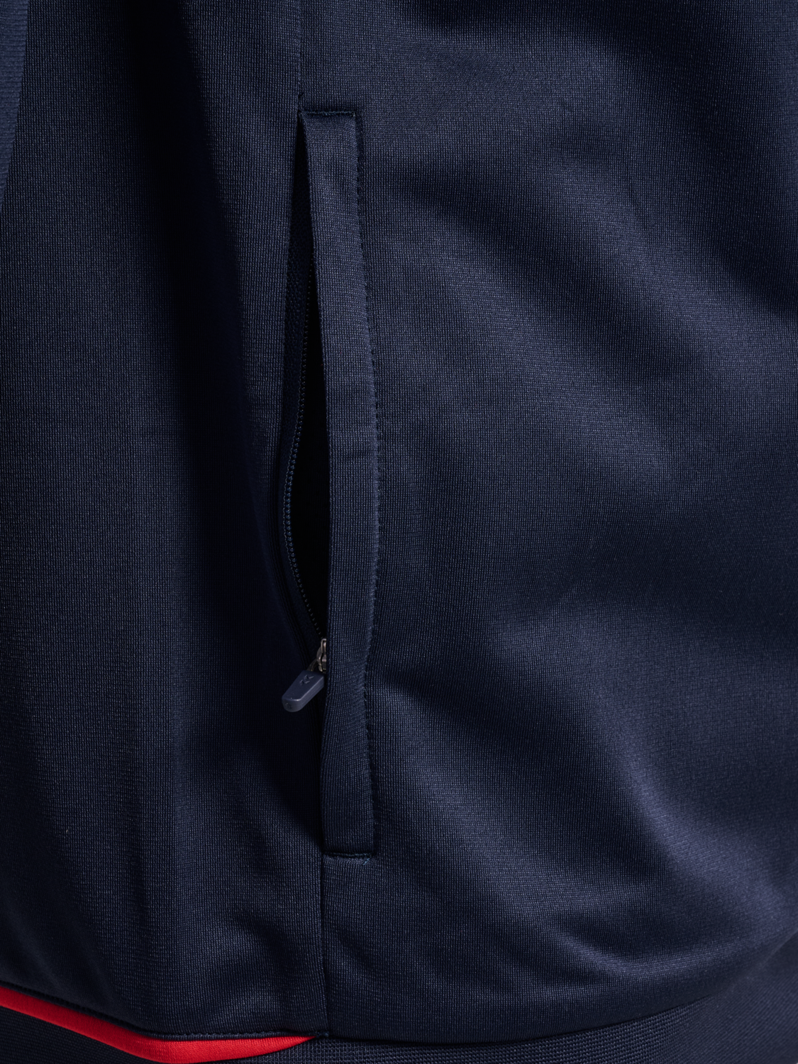 hmlCORE 2.0 TRACK ZIP JACKET, MARINE/TRUE RED, packshot