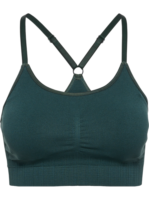 hmlMT DEFINE SEAMLESS PADDED BRA, GREEN GABLES, packshot
