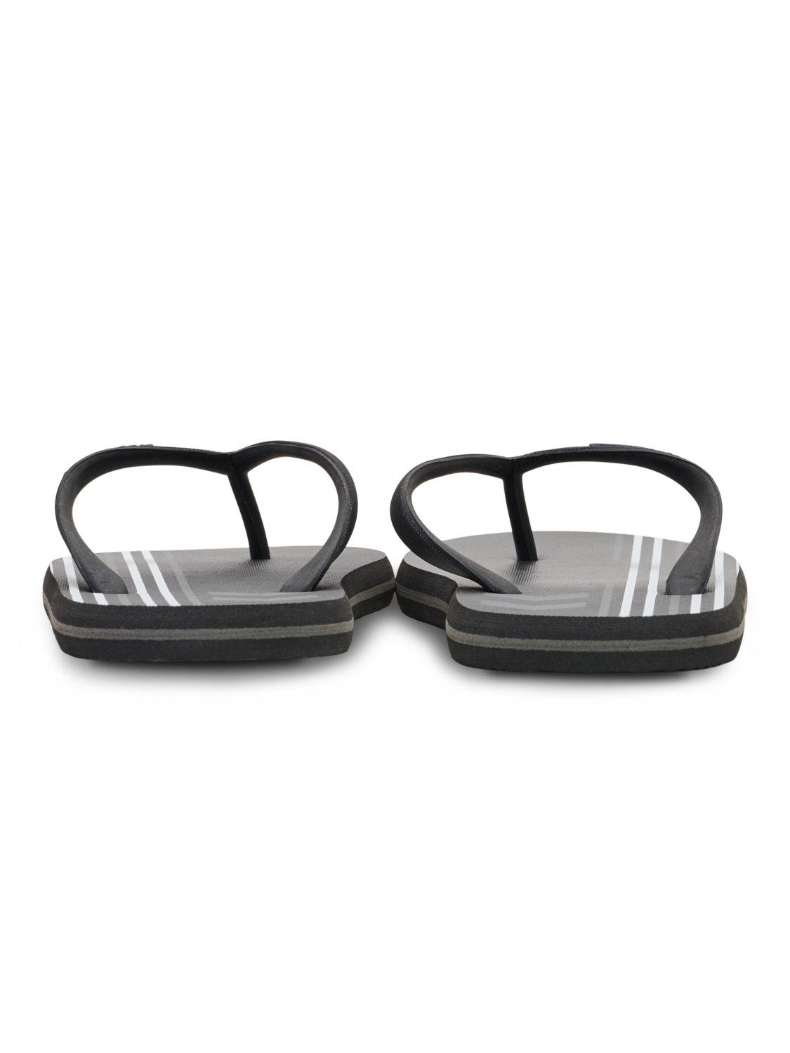 MULTI STRIPE FLIP FLOP, BLACK, packshot