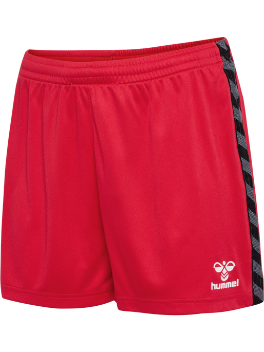 hmlAUTHENTIC PL SHORTS WOMAN, TRUE RED, packshot