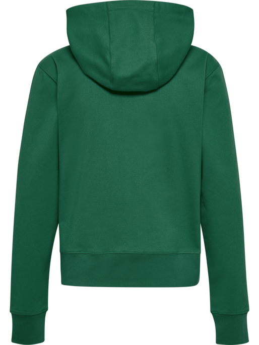 hmlGO 2.0 ZIP HOODIE WOMAN, EVERGREEN hmlGO 2.0 ZIP HOODIE WOMAN, EVERGREEN, packshot