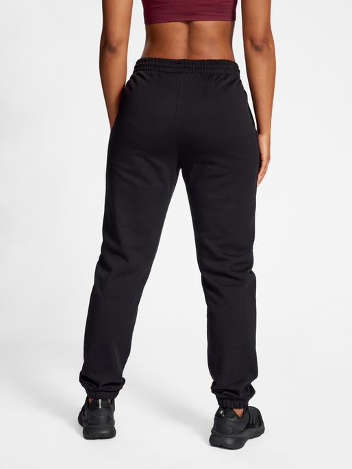 hmlLGC SHAI REGULAR PANTS, BLACK, model