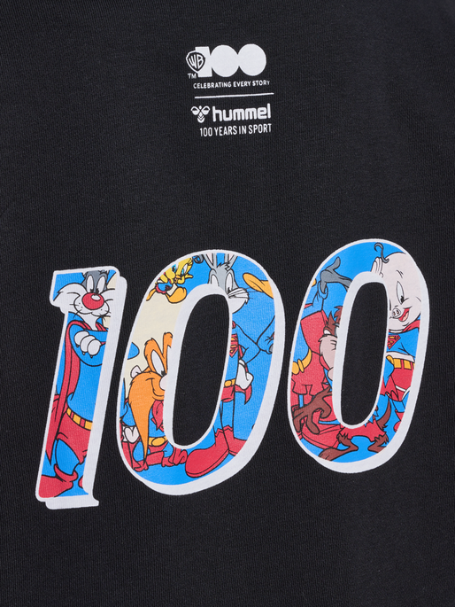 hmlCELEBRATING STORY HOODIE, BLACK, packshot