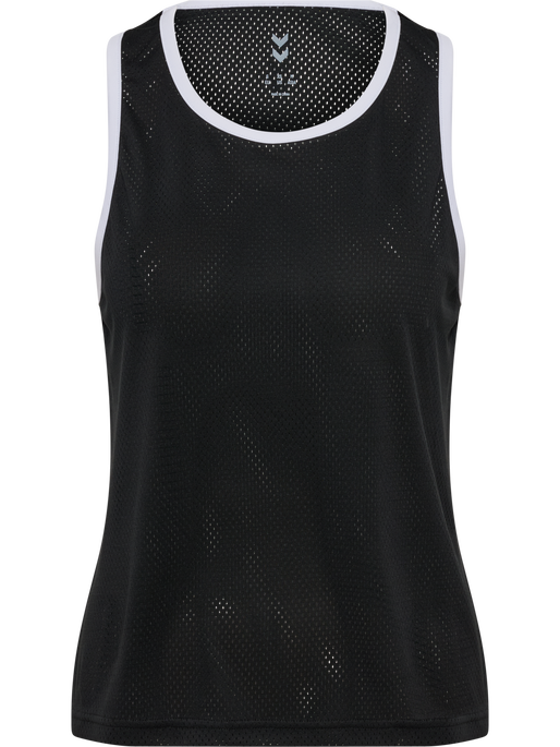 hmlPULSE MESH TANK TOP, BLACK, packshot