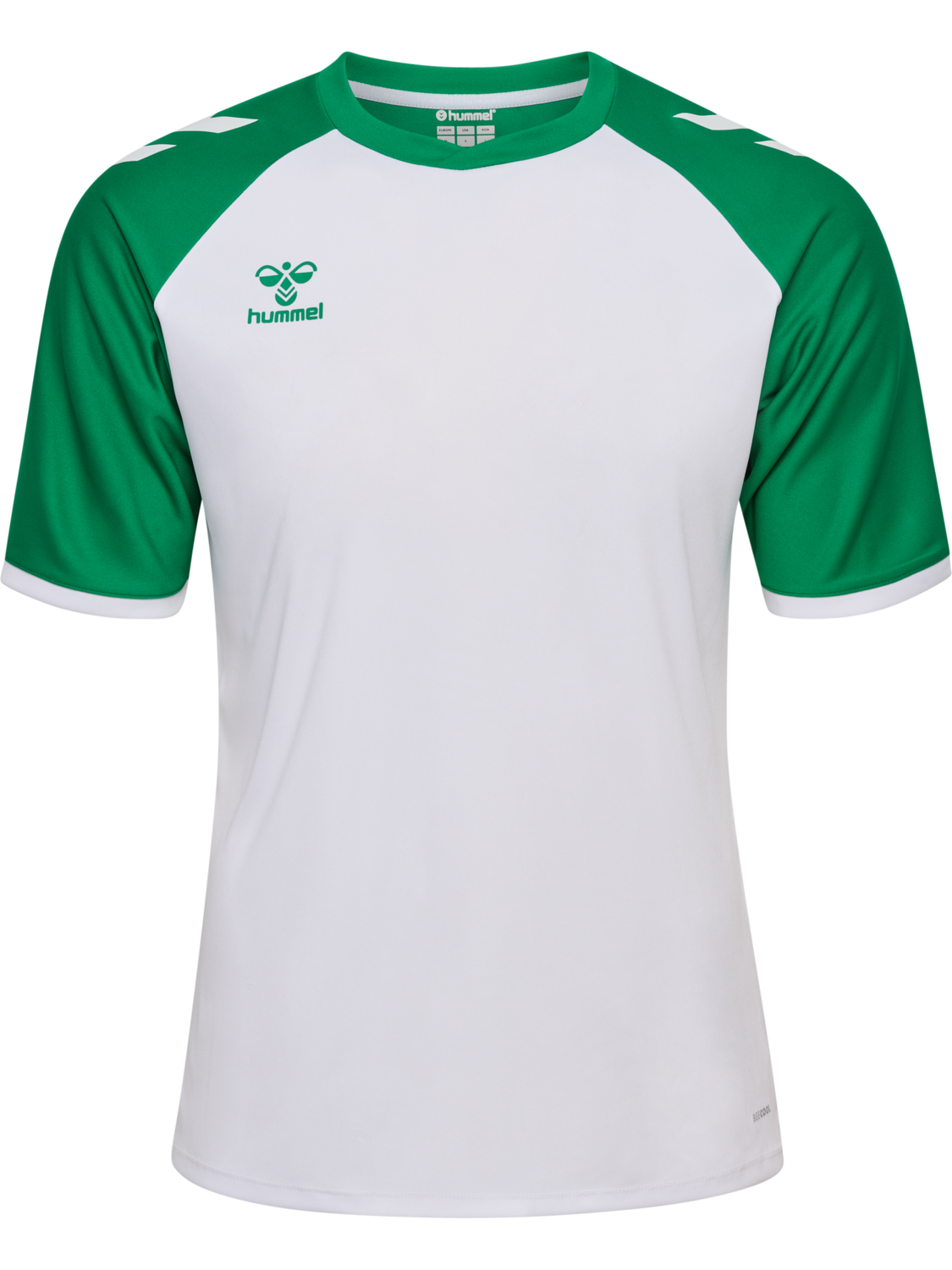 hmlMATCH LEAGUE JERSEY S/S, WHITE/JELLY BEAN, packshot