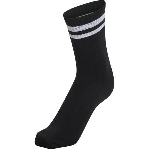 hmlRETRO 4-PACK SOCKS MIX, WHITE/BLACK, packshot