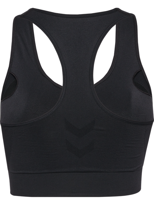 hmlTIF SEAMLESS PADDED SPORTS BRA, BLACK hmlTIF SEAMLESS PADDED SPORTS BRA, BLACK, packshot