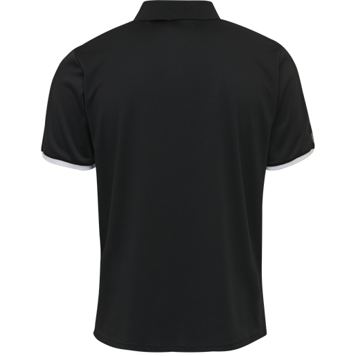 hmlAUTHENTIC FUNCTIONAL POLO, BLACK/WHITE, packshot