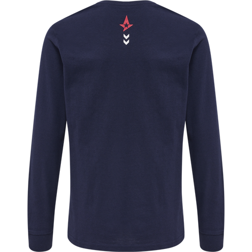 ASTRALIS 21/22 T-SHIRT L/S KIDS, MARINE ASTRALIS 21/22 T-SHIRT L/S KIDS, MARINE, packshot