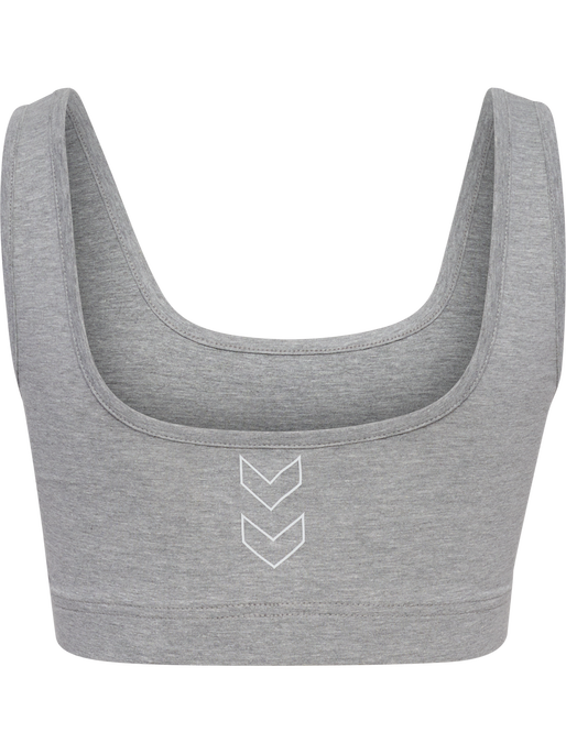 hmlELEMENTAL COTTON SPORTS TOP, GREY MELANGE, packshot