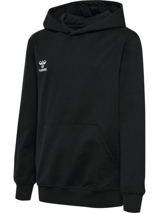 hmlGO 2.0 HOODIE KIDS, BLACK, packshot