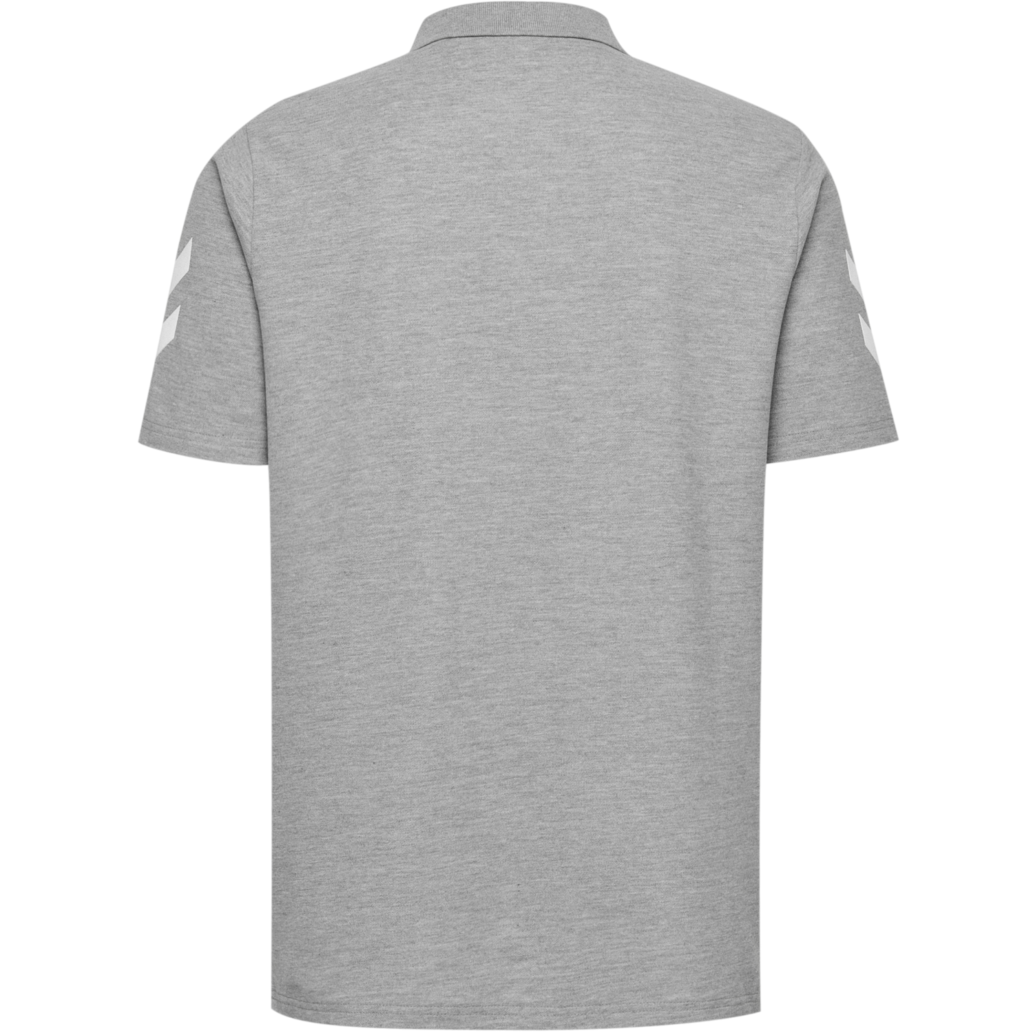 HMLGO COTTON POLO, GREY MELANGE, packshot