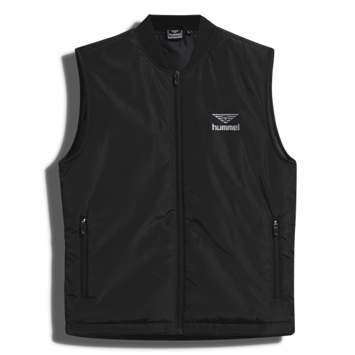hmlHIVE COLIN PADDED VEST, BLACK, packshot
