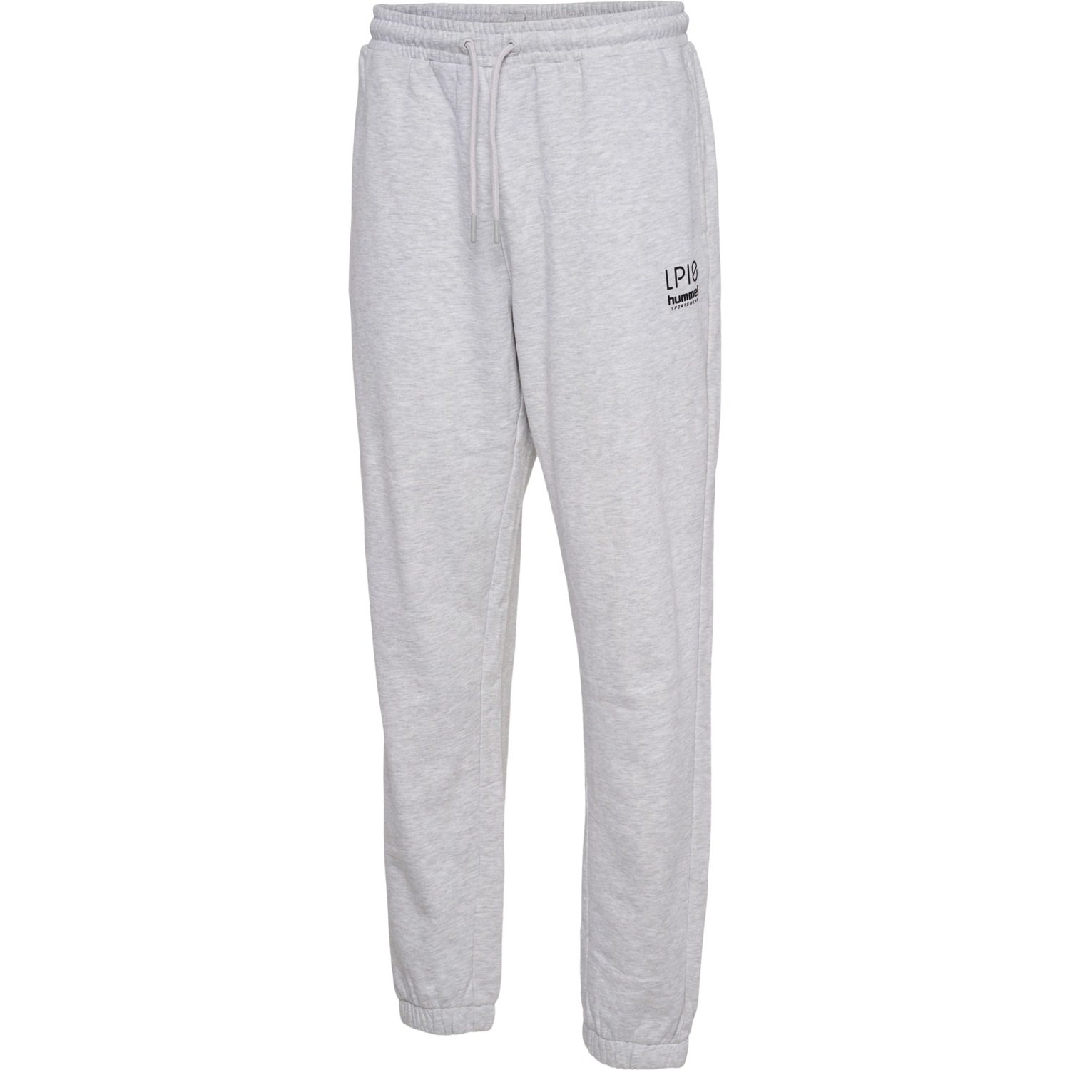 hmlLP10 LOOSE SWEATPANTS, LIGHT GREY MELANGE, packshot