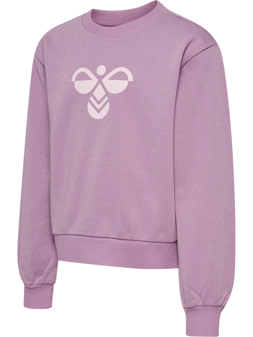 hmlJR MUSSE SWEATSHIRT, LAVENDER MIST, packshot