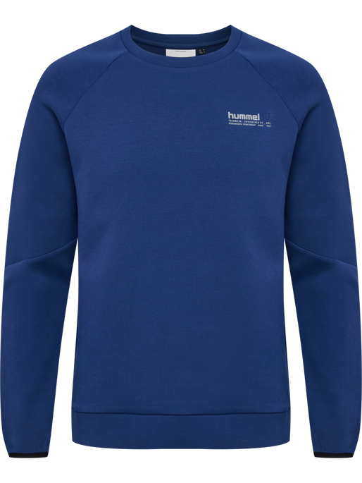 hmlTECH FLEECE REGULAR CREW, ESTATE BLUE hmlTECH FLEECE REGULAR CREW, ESTATE BLUE, packshot