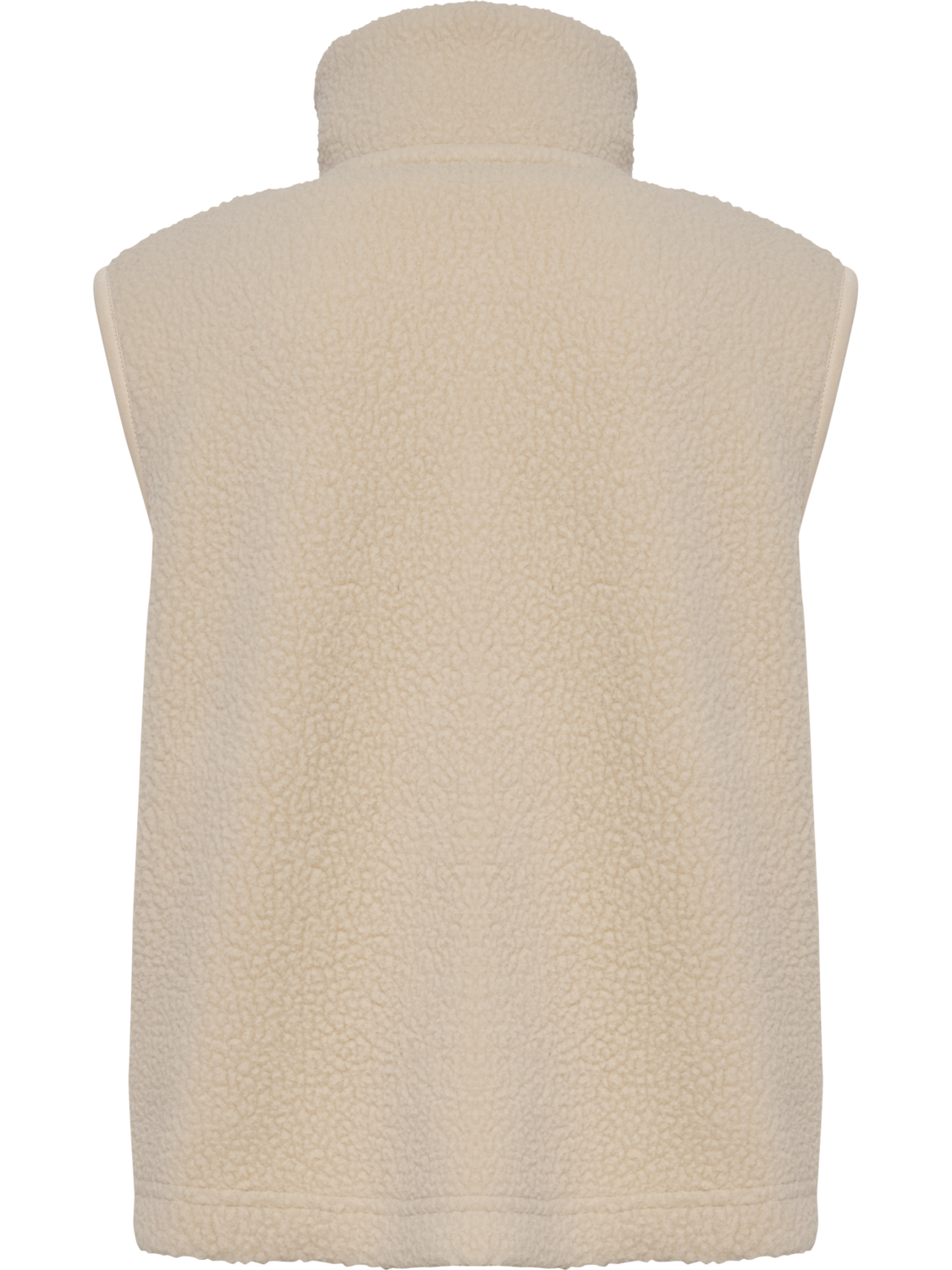 hmlJR MARTINI FLEECE ZIP VEST, OATMEAL, packshot