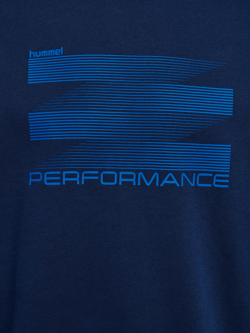 hmlGRAPHIC CREWNECK, DRESS BLUES hmlGRAPHIC CREWNECK, DRESS BLUES, packshot