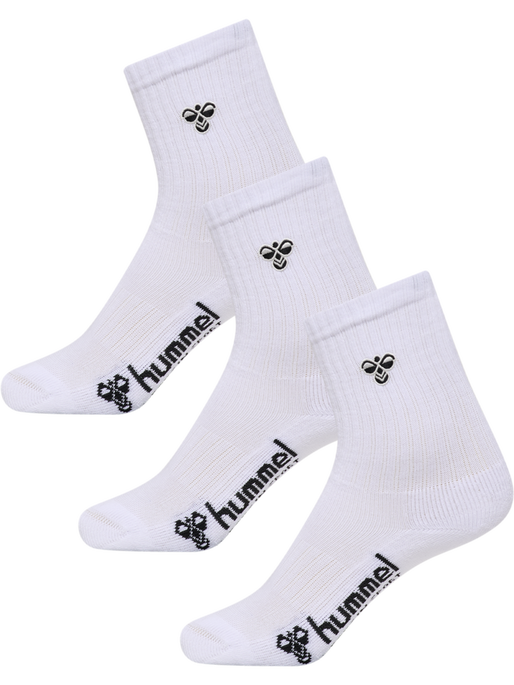 hmlJR 3-PACK SOCKS BEE, WHITE hmlJR 3-PACK SOCKS BEE, WHITE, packshot