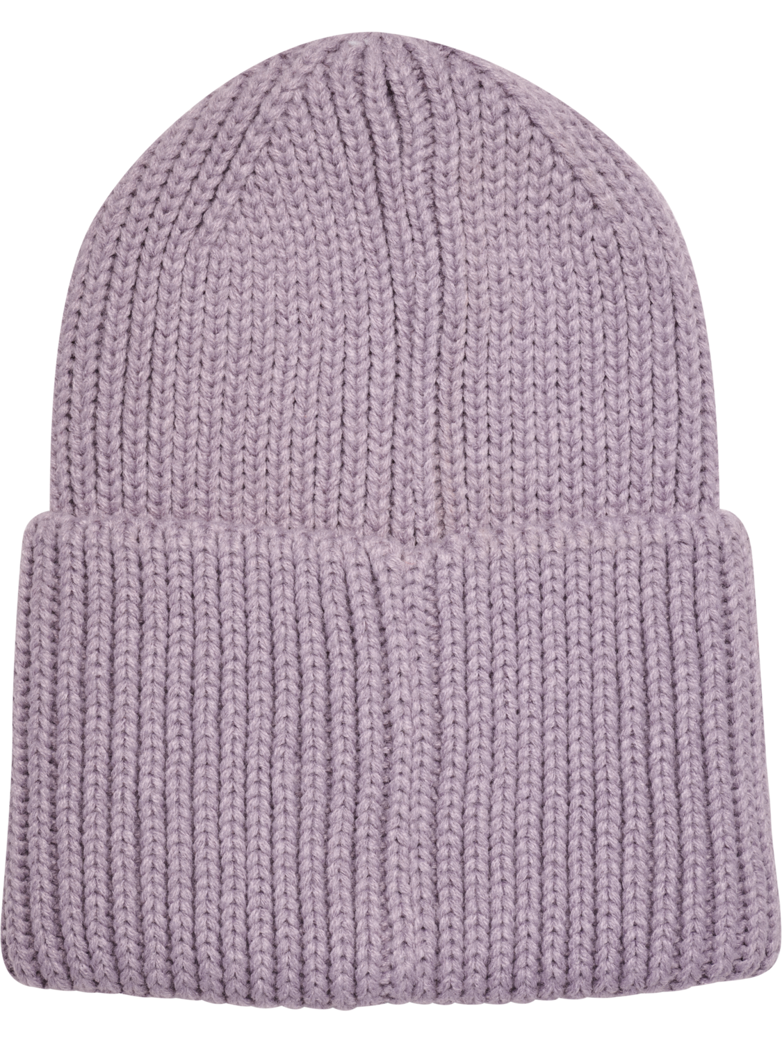 hmlJR HEAVY RIB KNIT BEANIE, SEA FOG, packshot