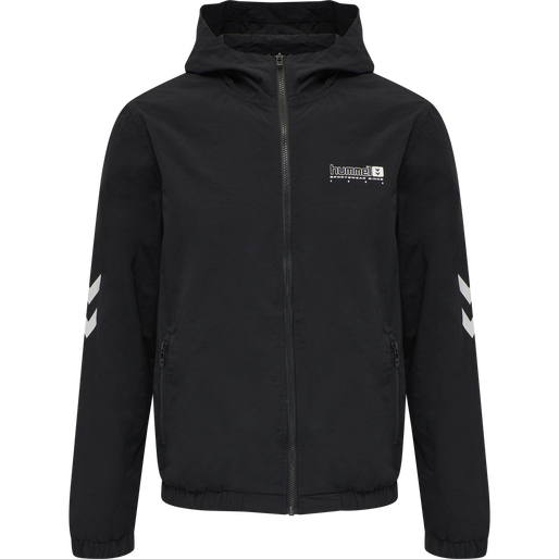 hmlLGC MUSA WOV ZIP JACKET, BLACK, packshot