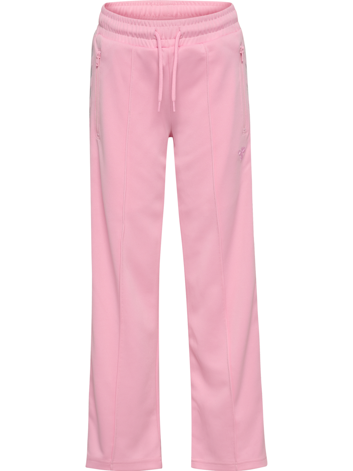 hmlJR WIDE LEG POLY TAPE PANTS, ROSEATE SPOONBILL, packshot