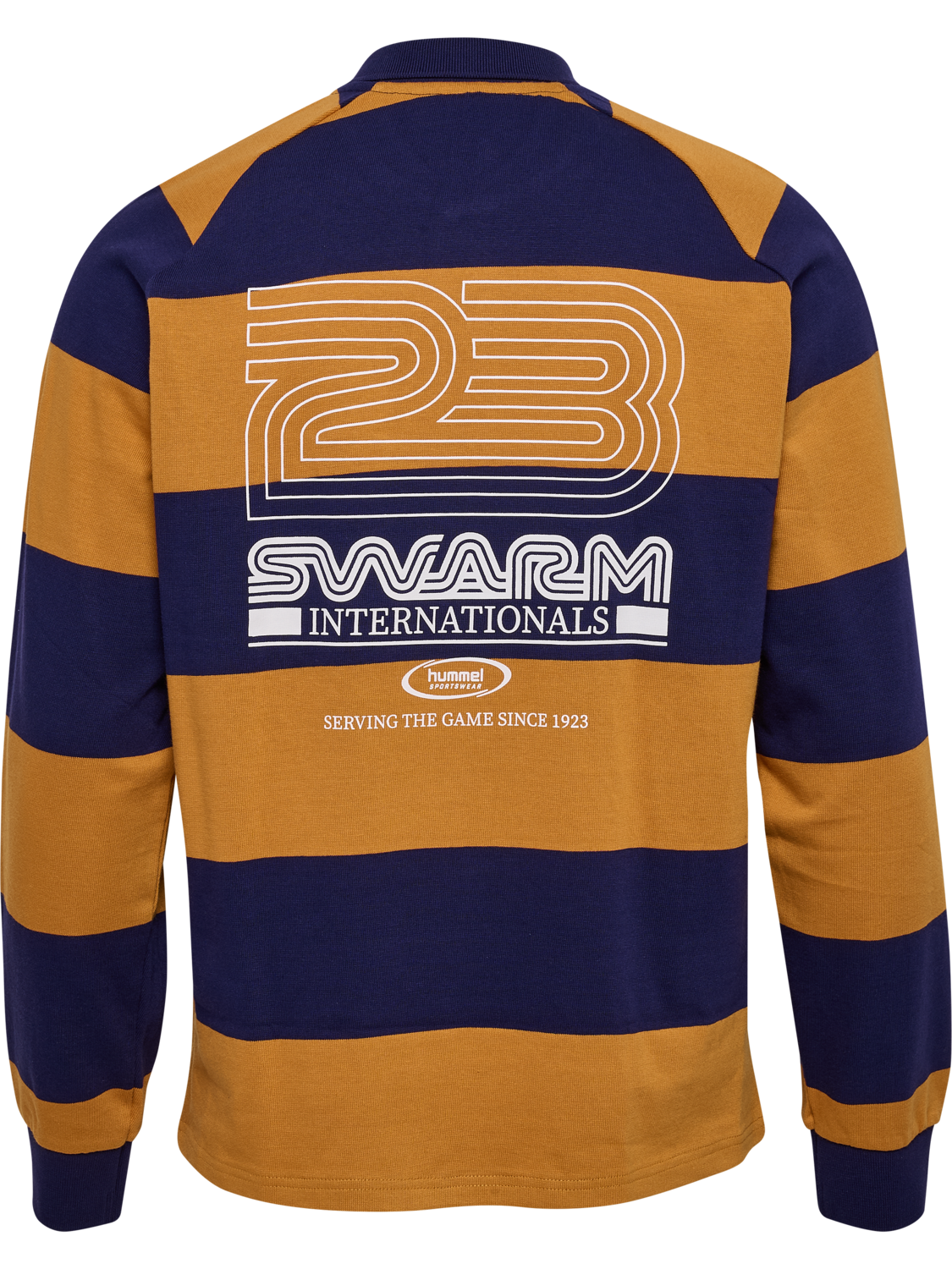 hmlLOOSE STRIPED POLO L/S, ASTRAL AURA, packshot