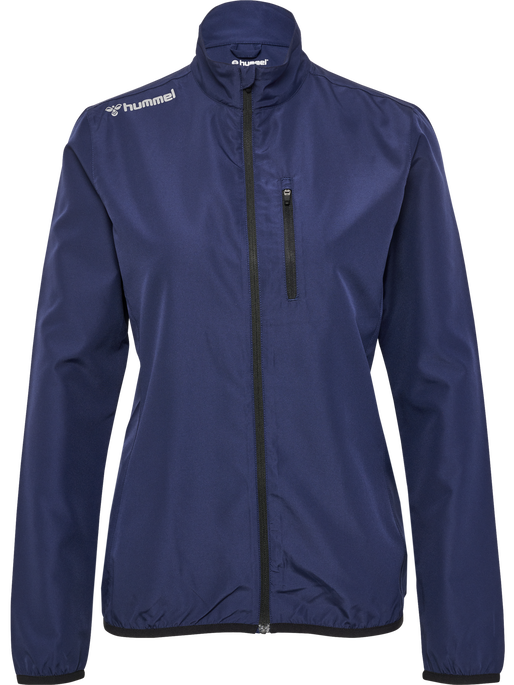 hmlRUN JACKET WOMAN, BLACK IRIS, packshot