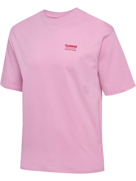 hmlLOOSE T-SHIRT S/S HSW FOOTBALL, PASTEL LAVENDER, packshot